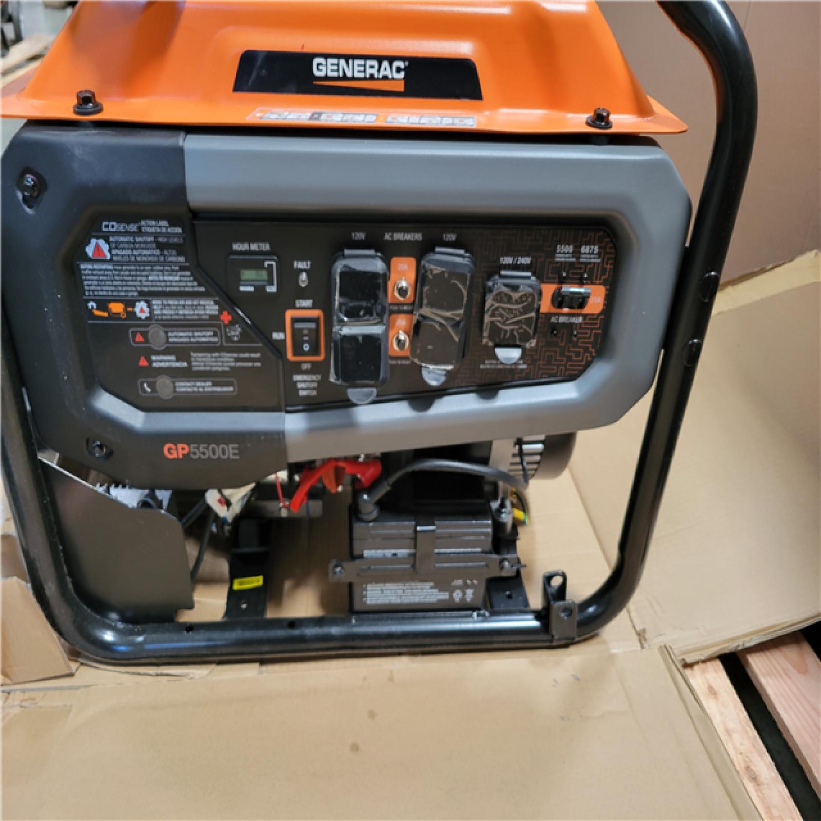 CALIFORNIA AS-IS GENERAC GENERATOR
