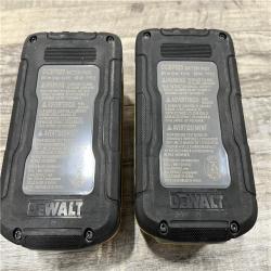 AS-IS DEWALT 20V MAX XR POWERSTACK Lithium-Ion 5.0Ah Battery (2 -Pack)