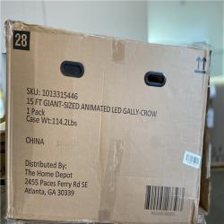 DALLAS LOCATION -  Home Accents Holiday 15 ft. Grave & Bones Giant-Sized Animated LED Gally-Crow