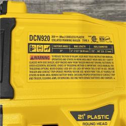AS-IS DEWALT 20-Volt 21° Cordless Framing Nailer (Tool-Only)