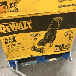 Dallas Location - As-Is DEWALT 21 in. 150cc Briggs and Stratton 625ex Engine Rear Wheel Drive 2-in-1 Gas Self Propelled Walk Behind Lawn Mower