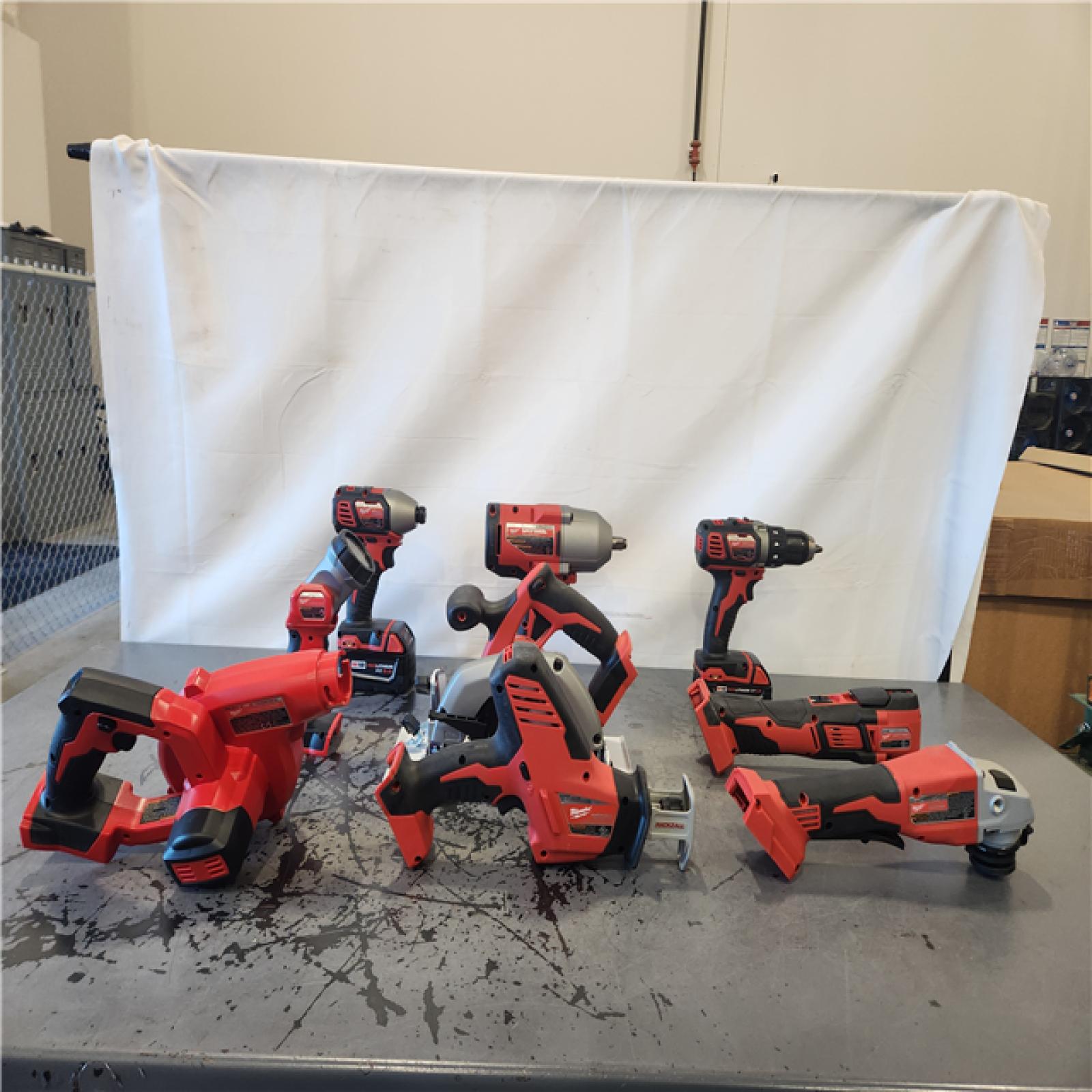 AS-IS- NEW M18 18-Volt Lithium-Ion Cordless Combo Kit 9-Tool with 2-Batteries  Charger and Tool Bag