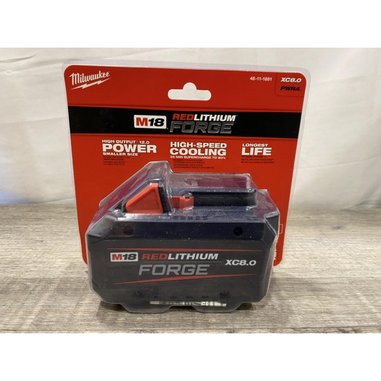 NEW - Milwaukee 18V Lithium-Ion REDLITHIUM FORGE XC 8.0 Ah Battery Pack