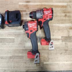 HOUSTON LOCATION - AS - IS Milwaukee FUEL 18V Lithium-Ion Brushless Cordless Hammer Drill and Impact Driver Combo Kit