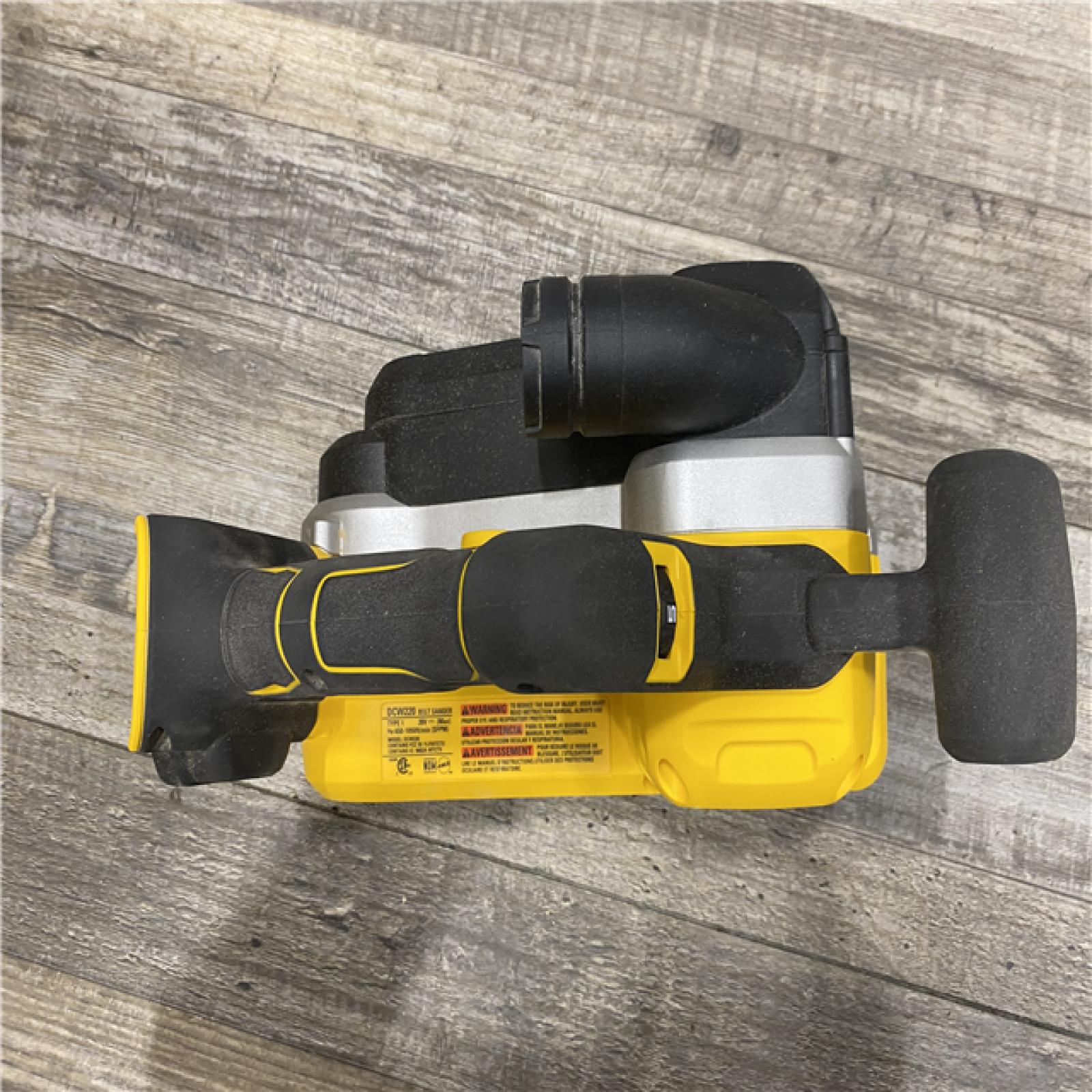 AS-IS DEWALT 20V MAX* XR Brushless Cordless Belt Sander (Tool-Only)