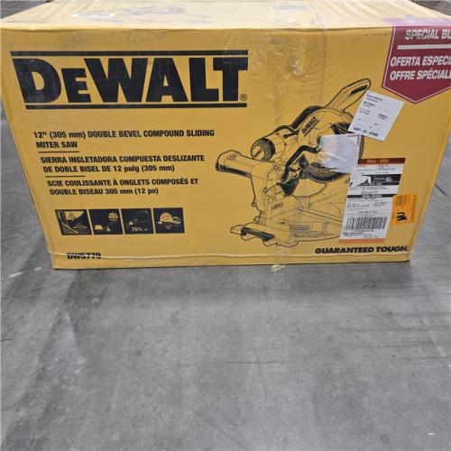 NEW! - DEWALT 12-in Dual Bevel Sliding Compound Miter Saw
