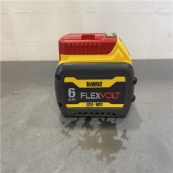 AS-IS - DEWALT FLEXVOLT 20V/60V MAX Lithium-Ion 6.0Ah Battery Pack with 6 Amp Output Charger