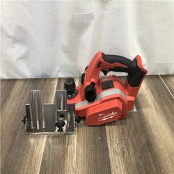 AS-IS Milwaukee M18 18V Lithium-Ion Cordless 3-1/4 in. Planer (Tool-Only)