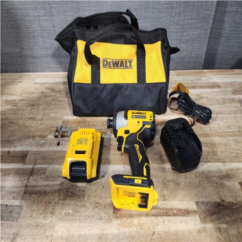 Houston Location AS-IS DeWalt ATOMIC Impact Driver and Battery and Charger