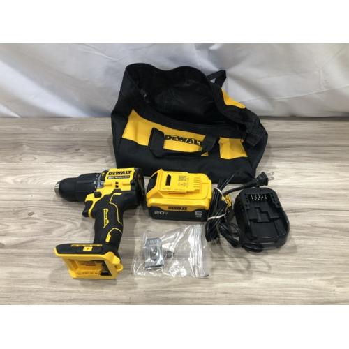 AS-IS DeWalt ATOMIC 20V Lithium-Ion Cordless 1/2 in. Hammer Drill Kit