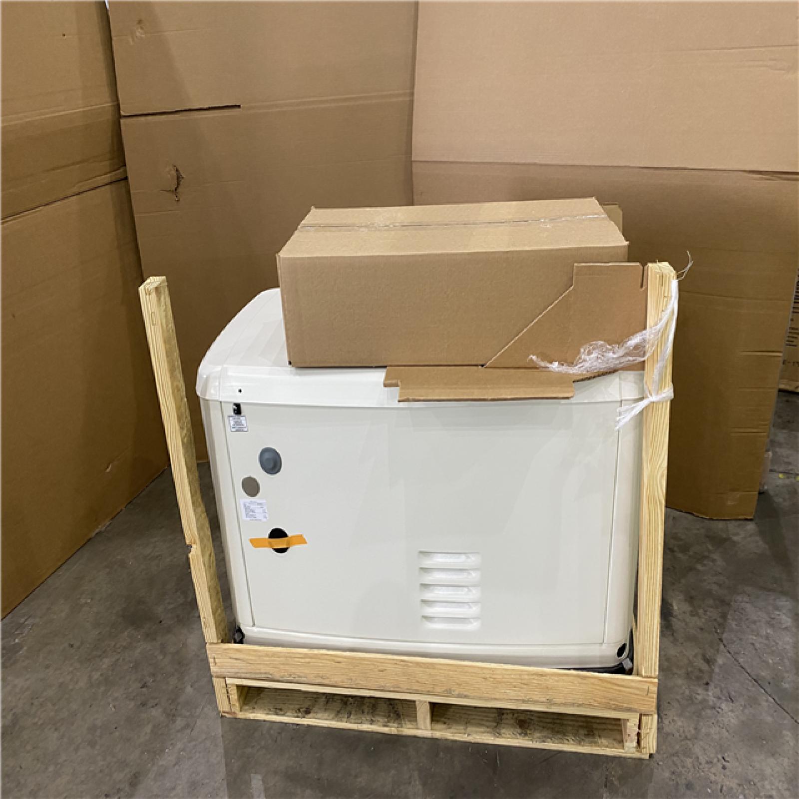 Houston Location- AS-IS - 24,000 Watt - Dual Fuel Air- Cooled Whole House Home Standby Generator