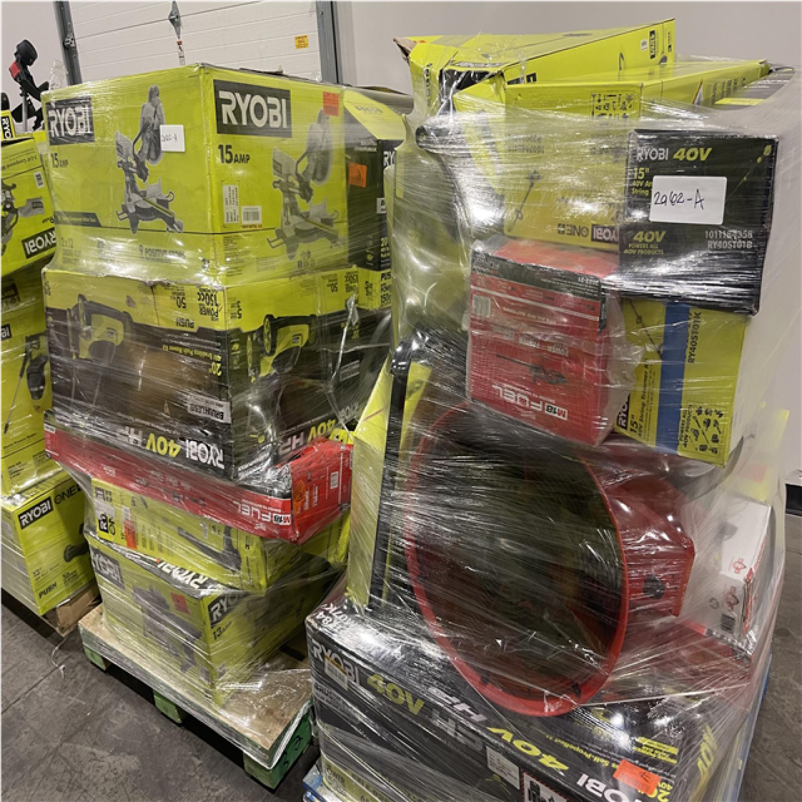 Pittston Location As-Is Power Tools Partial Truckload (9 Pallets) 2962-A