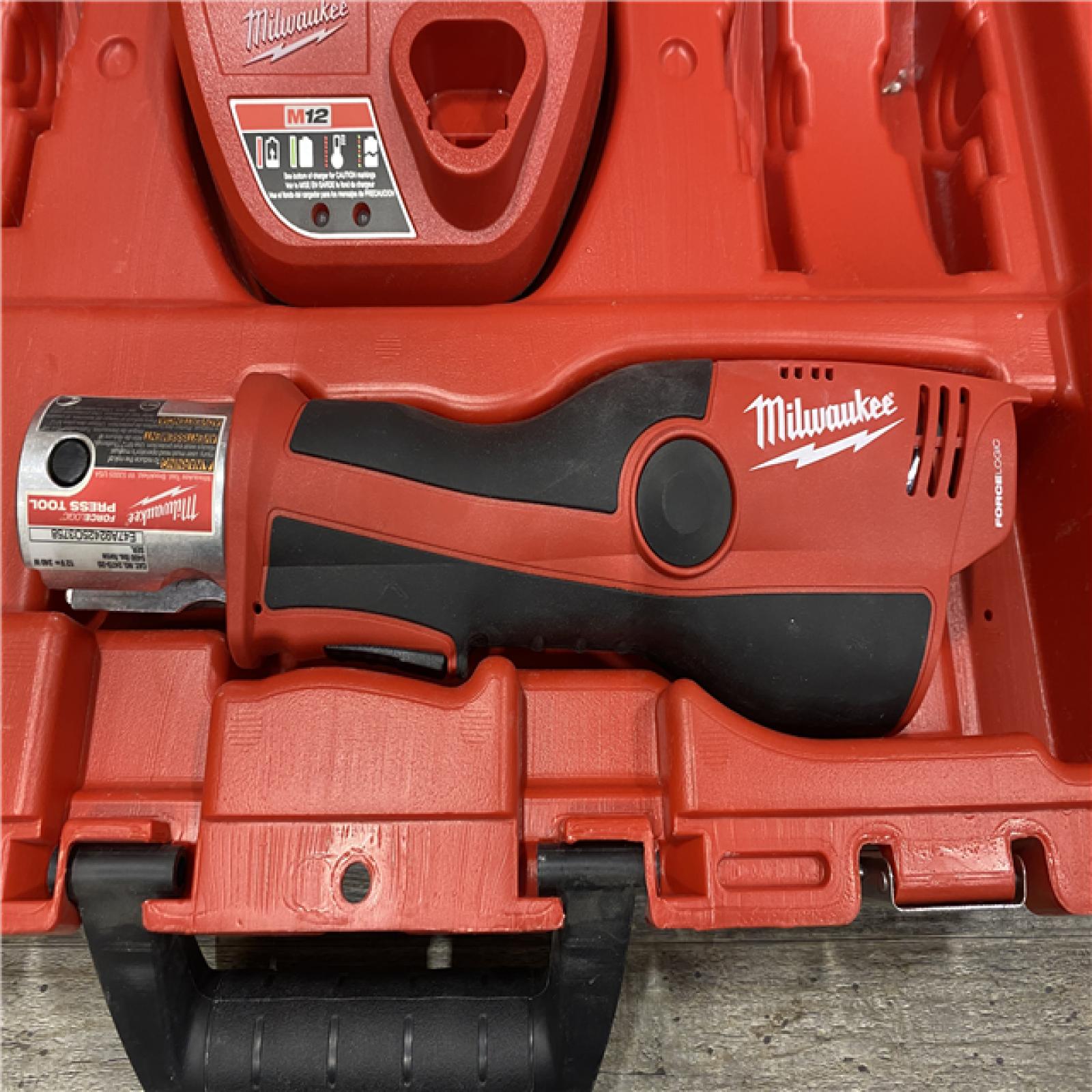 AS-IS Milwaukee 12-Volt Lithium-Ion Force Logic Cordless Press Tool Kit