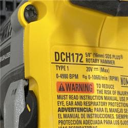 AS-IS DEWALT ATOMIC 20V MAX Cordless Brushless Ultra-Compact 5/8 in. SDS Plus Hammer Drill (Tool Only)