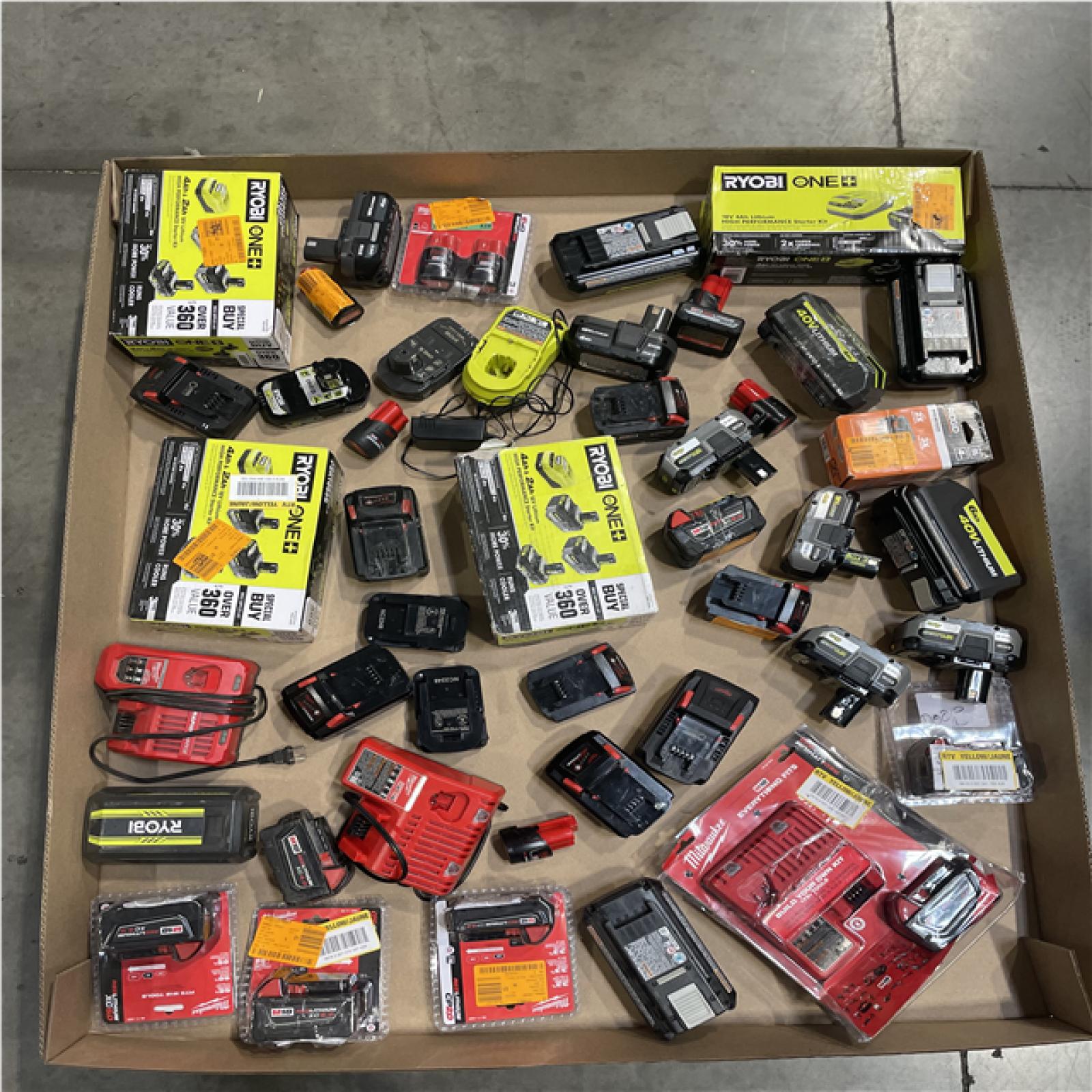 DALLAS LOCATION- AS-IS MIXED BATTERY PALLET 