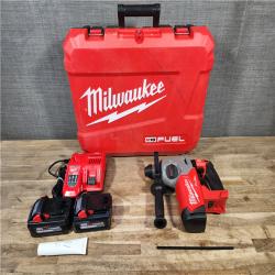 HOUSTON LOCATION - AS-IS (APPEARS LIKE NEW) Milwaukee FUEL 18V Lithium-Ion Brushless 1 in. Cordless SDS-Plus Rotary Hammer Kit
