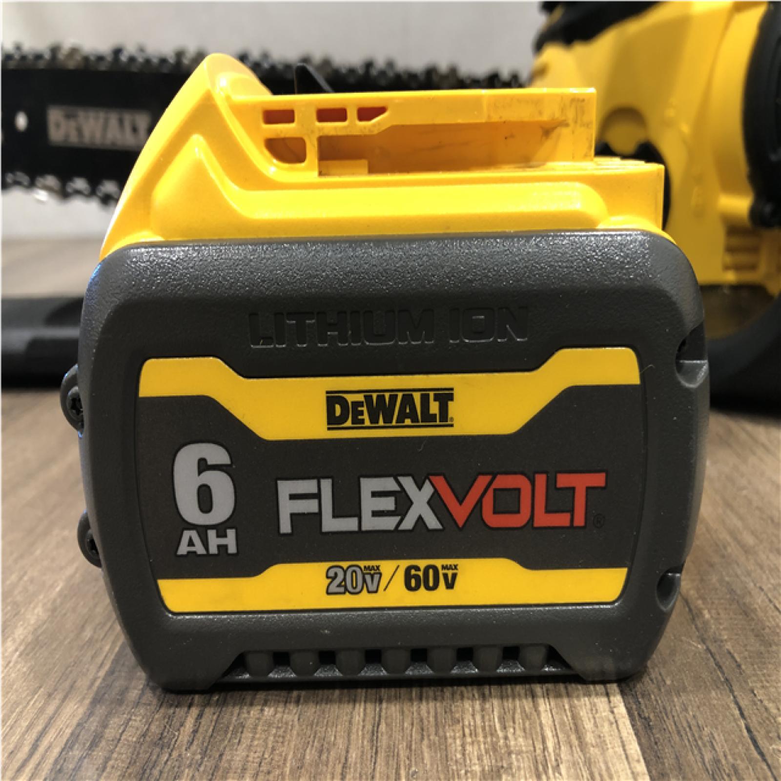 AS-IS DEWALT FLEXVOLT 60V MAX 16in. Brushless Cordless Battery Powered Chainsaw Kit