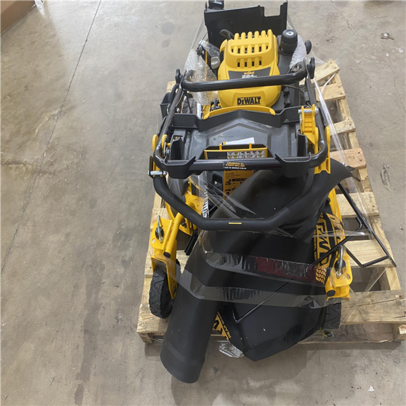 Houston Location - AS-IS Outdoor Power Equipment DEWALT LAWN MOWER 28 INCH WIDE CUT