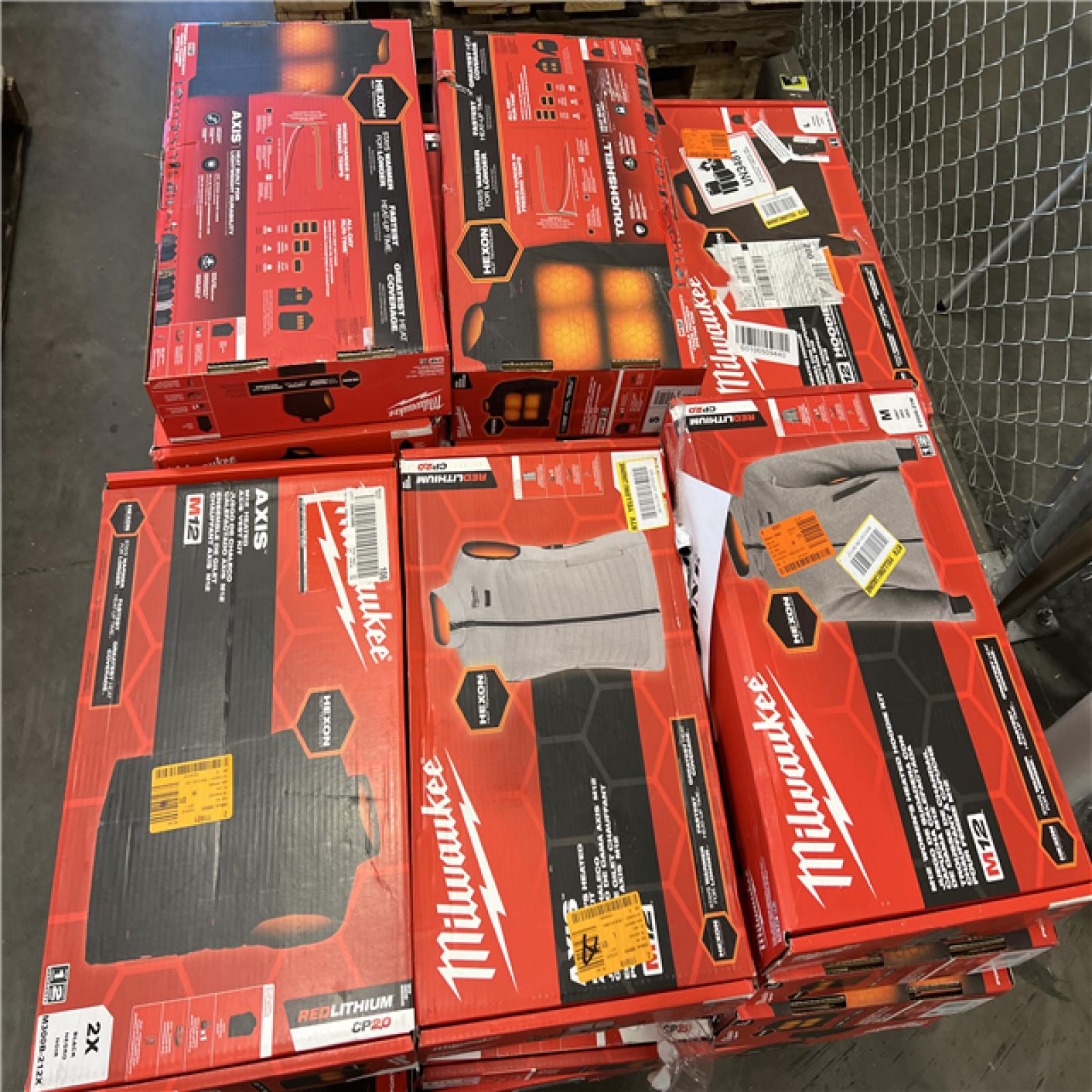 DALLAS LOCATION - AS-IS MILWAUKEE JACKET PALLET (30 COUNT)