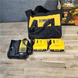 HOUSTON LOCATION - AS-IS Dewalt DCK225D2 20V MAX ATOMIC Brushless Compact Lithium-Ion 1/2 in. Cordless Drill Driver and 1/4 in. Impact Driver Combo Kit with 2 Batteries 2 Ah