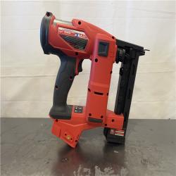 AS-IS- MILWAUKEE FUEL 18V Cordless 18-Gauge 1/4 in. Narrow Crown Stapler (Tool-Only)