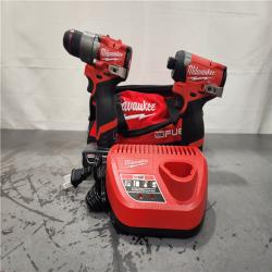 AS-IS- Milwaukee 12V Brushless Hammer Drill and Impact Driver Combo Kit