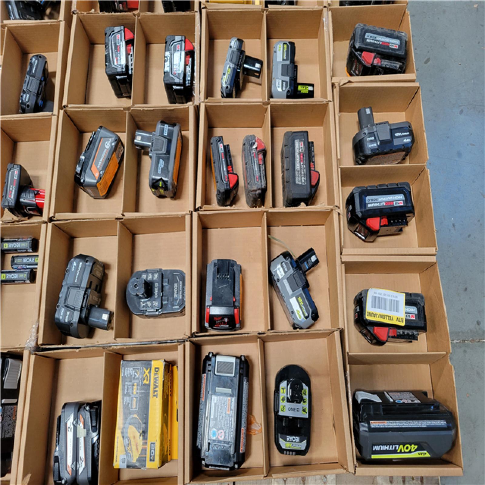 CALIFORNIA AS-IS BATTERY PALLET