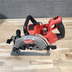 HOUSTON LOCATION - AS-IS Milwaukee  FUEL 18V Lithium-Ion Cordless 7-1/4 in. Rear Handle Circular Saw (Tool-Only)