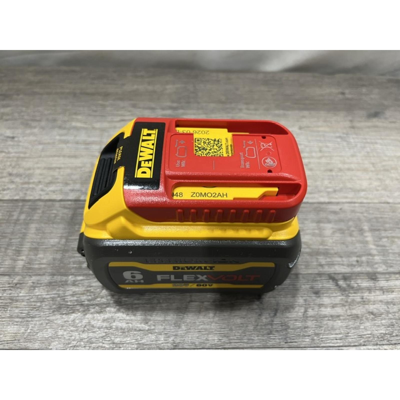 AS-IS DEWALT FLEXVOLT 20V/60V MAX Lithium-Ion 6.0Ah Battery Pack