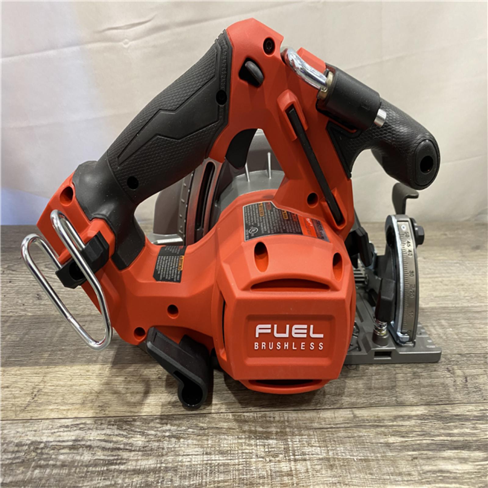 AS-IS Milwaukee FUEL 18V Lithium-Ion Brushless Cordless 6-1/2 in. Circular Saw (Tool-Only)