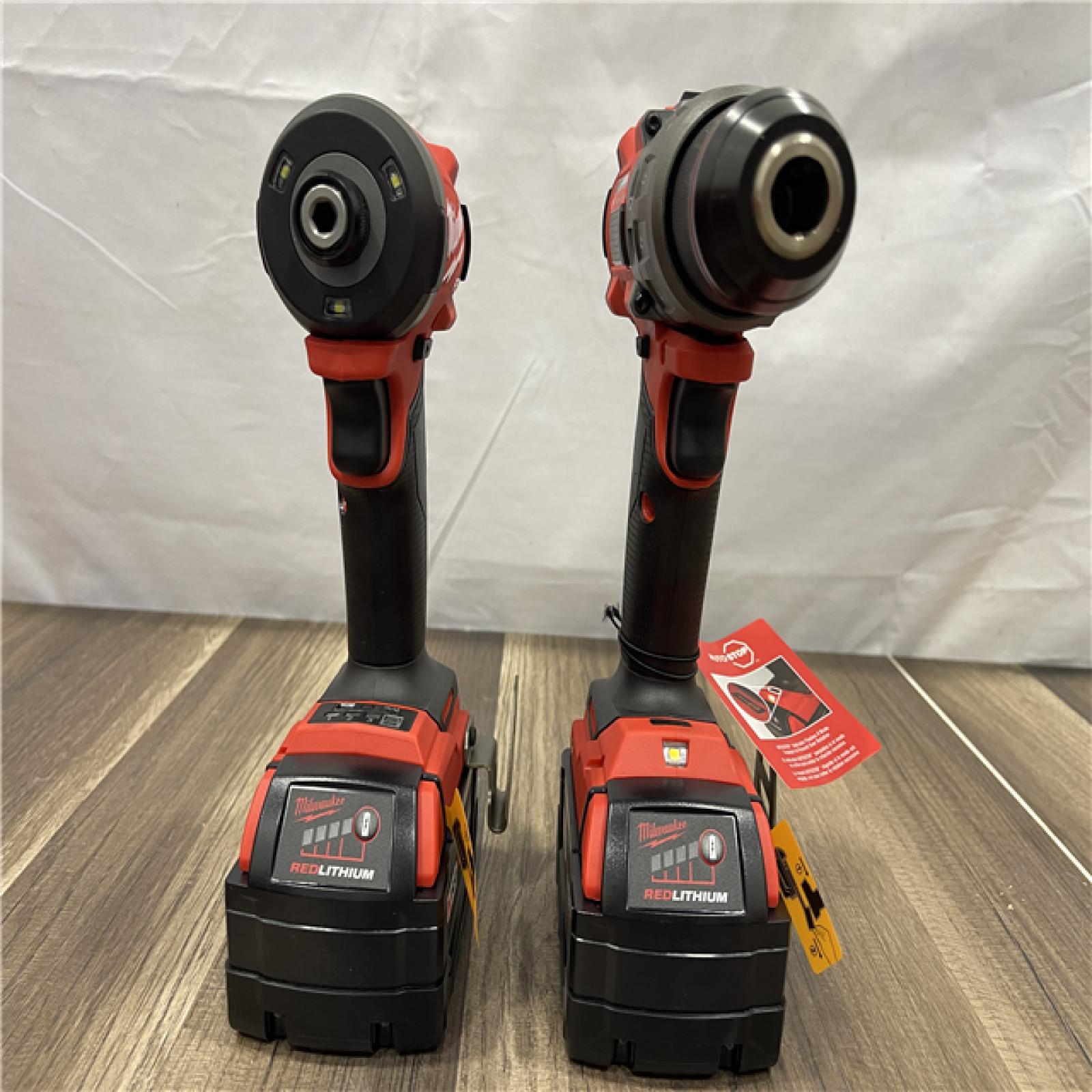 AS-IS- Milwaukee FUEL 18V Lithium-Ion Brushless Cordless Hammer Drill Kit