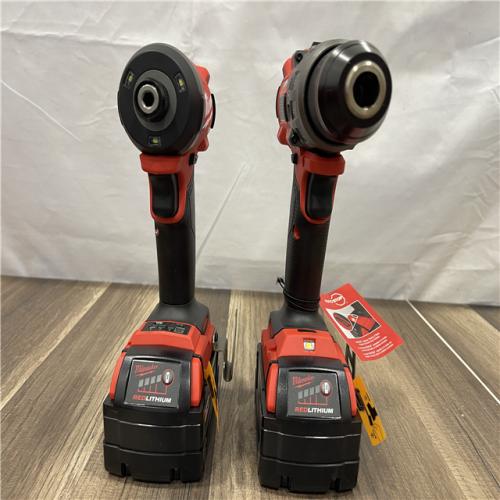 AS-IS- Milwaukee FUEL 18V Lithium-Ion Brushless Cordless Hammer Drill Kit