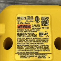AS-IS DEWALT 20-Volt MAX Lithium-Ion Cordless Brushless Deep Cut Band Saw (Tool-Only)