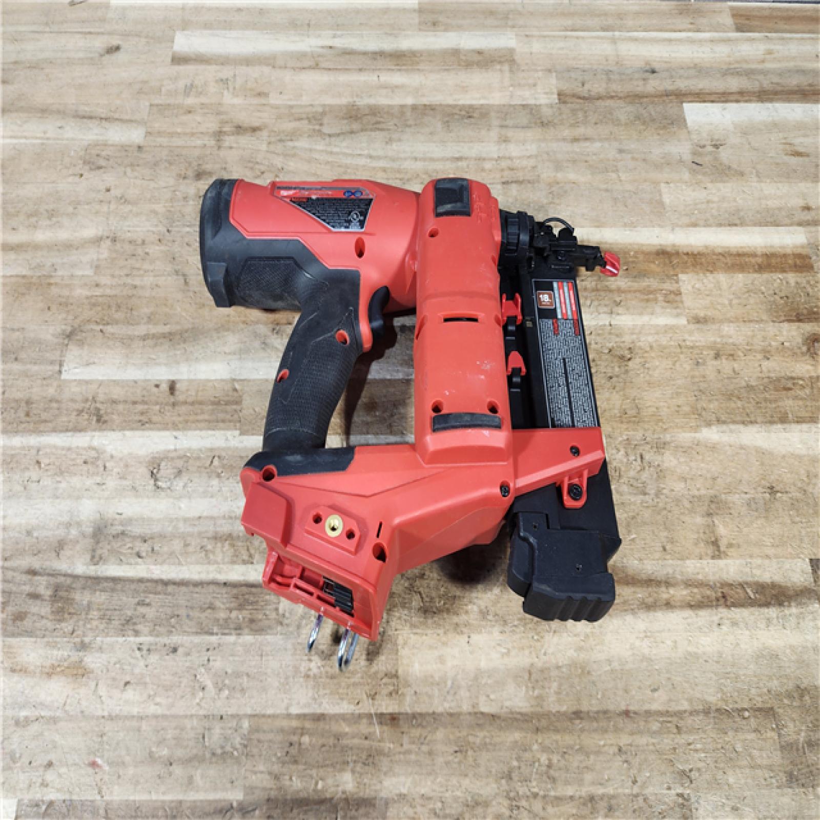 HOUSTON LOCATION - AS - IS Milwaukee FUEL 18-Volt Lithium-Ion Brushless Cordless Gen II 18-Gauge Brad Nailer (Tool-Only)