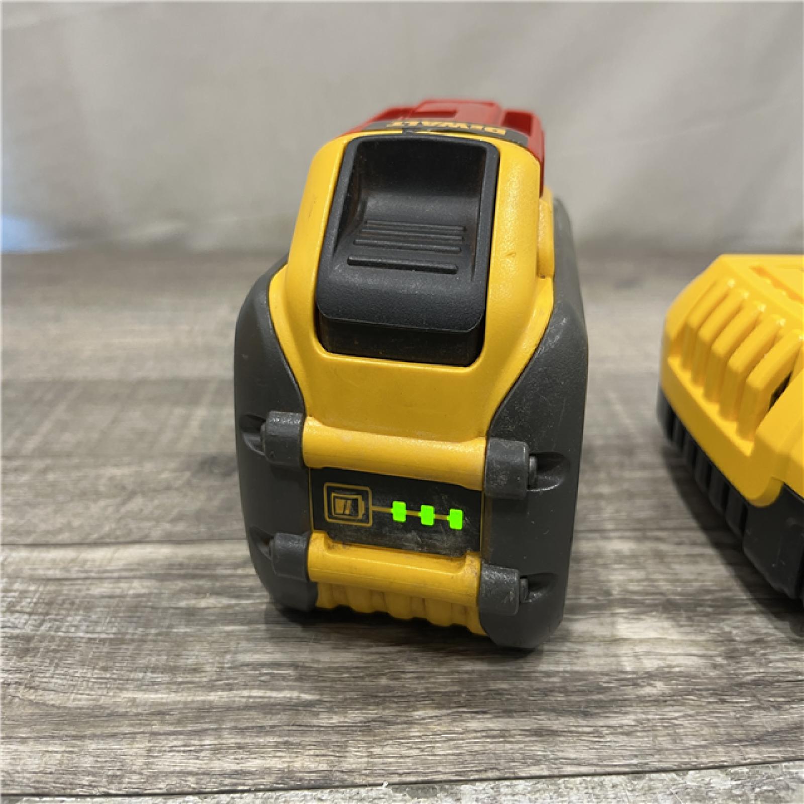 AS-IS DEWALT 20V/60V MAX FLEXVOLT Lithium-Ion 9.0Ah Battery and Charger Starter Kit
