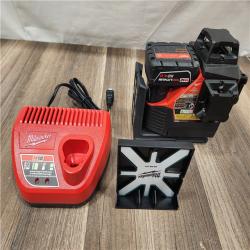 AS-IS- Milwaukee M12 Green Beam Laser 360° 3-Plane Kit