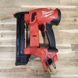 HOUSTON LOCATION - AS-IS (APPEARS LIKE NEW) Milwaukee FUEL 18-Volt Lithium-Ion Brushless Cordless 18-Gauge 1/4 in. Narrow Crown Stapler (Tool-Only)