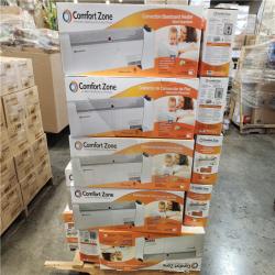 Phoenix Location NEW Comfort Zone 29 in. 1,500-Watt White Convection Baseboard Heater with Silent Operation Pallet (36 Total) (Sealed)