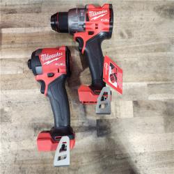 HOUSTON LOCATION - AS-IS (APPEARS LIKE NEW) Milwaukee FUEL 18V Lithium-Ion Brushless Cordless Hammer Drill and Impact Driver Combo Kit