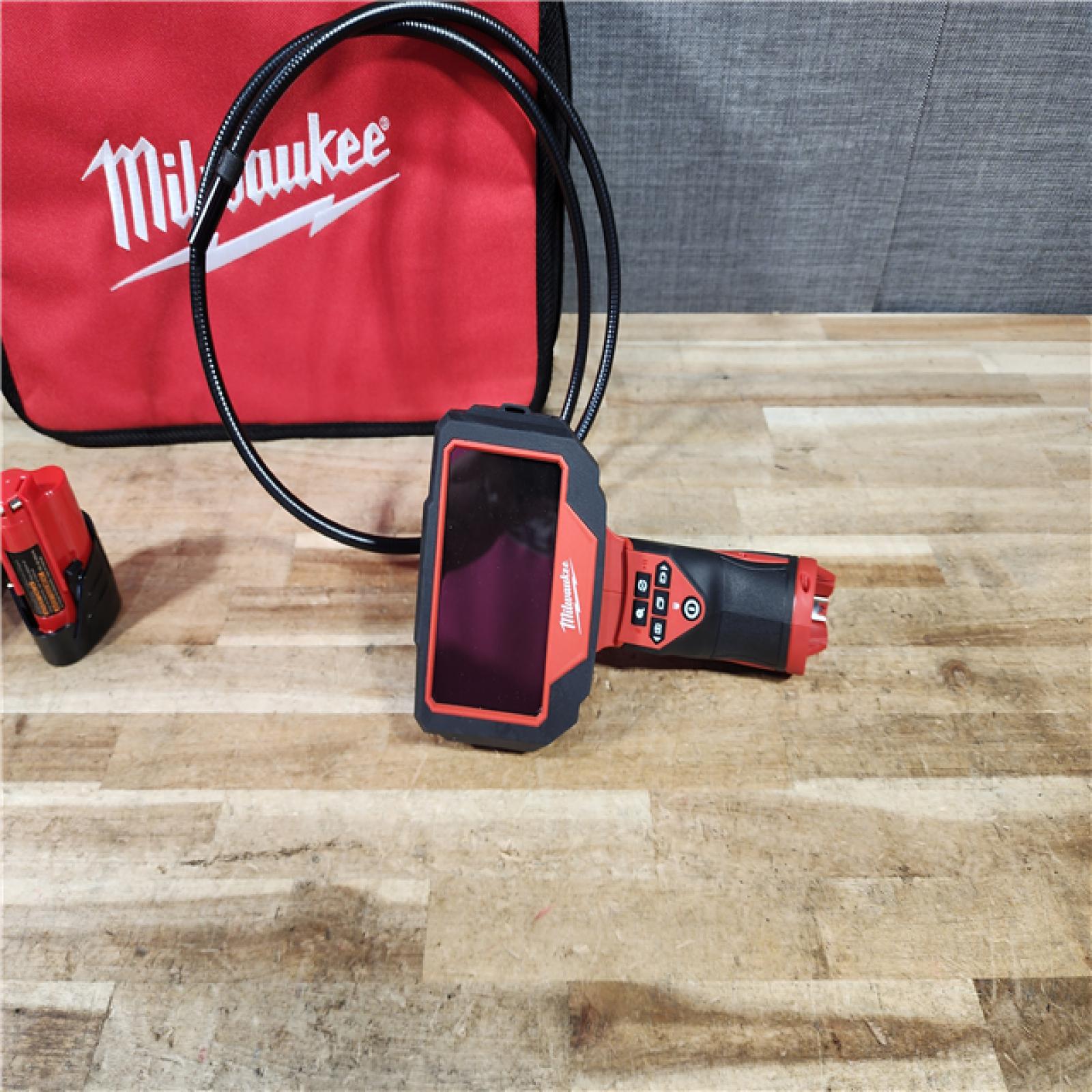 HOUSTON LOCATION - AS - IS Milwaukee 12V Lithium-Ion Cordless M-SPECTOR 360-Degree 4 ft. Inspection Camera Kit
