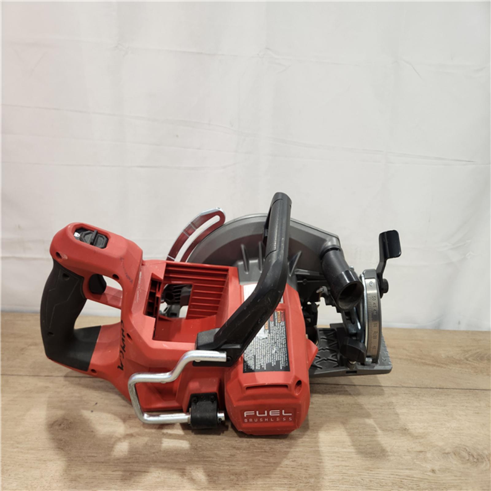 AS-IS- Milwaukee FUEL 18V Lithium-Ion Cordless 7-1/4 in. Rear Handle Circular Saw (Tool-Only)