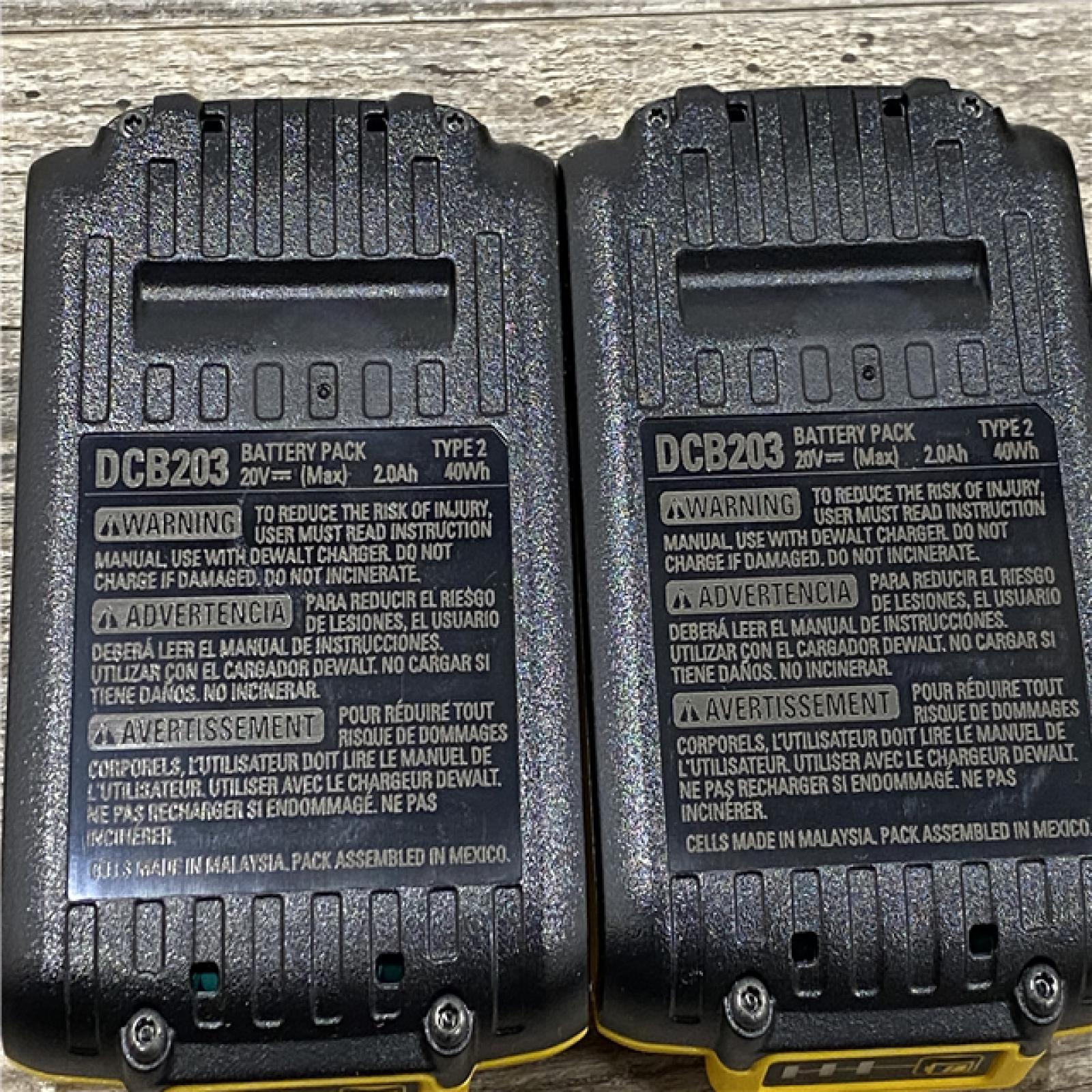 AS-IS DEWALT ATOMIC 20-Volt MAX Lithium-Ion Cordless Combo Kit