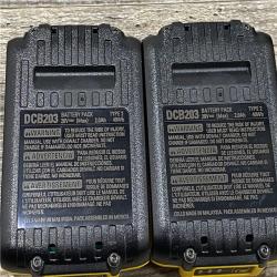 AS-IS DEWALT ATOMIC 20-Volt MAX Lithium-Ion Cordless Combo Kit