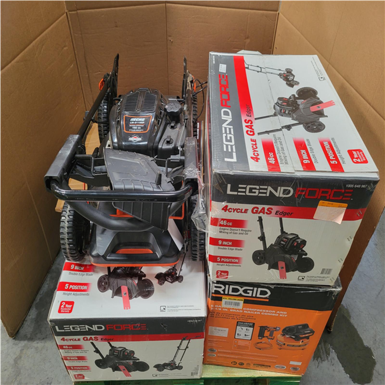 CALIFORNIA AS-IS OUTDOOR POWER EQUIPMENT