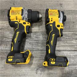 AS-IS DEWALT 20V MAX XR Cordless Drill/Driver  ATOMIC Impact Driver 2 Tool Combo Kit