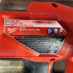 HOUSTON LOCATION - AS-IS Milwaukee M18 Fuel 18V Brushless 18-Gauge Brad Nailer 2746-20 (Bare Tool)
