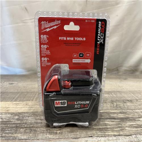 NEW - Milwaukee 18-Volt 5.0 Ah Lithium-Ion XC Extended Capacity Battery Pack