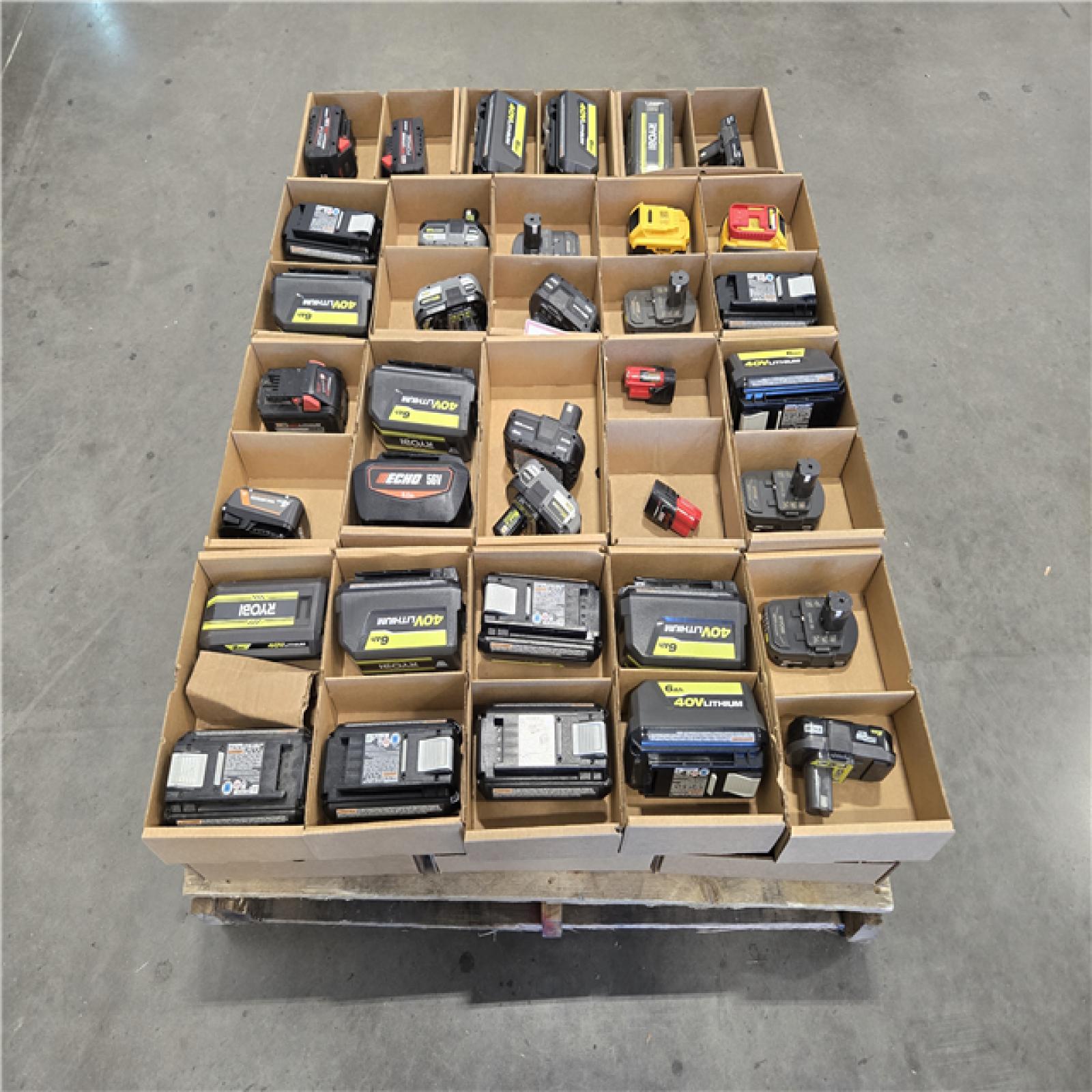 DALLAS LOCATION- AS-IS BATTERY PALLET