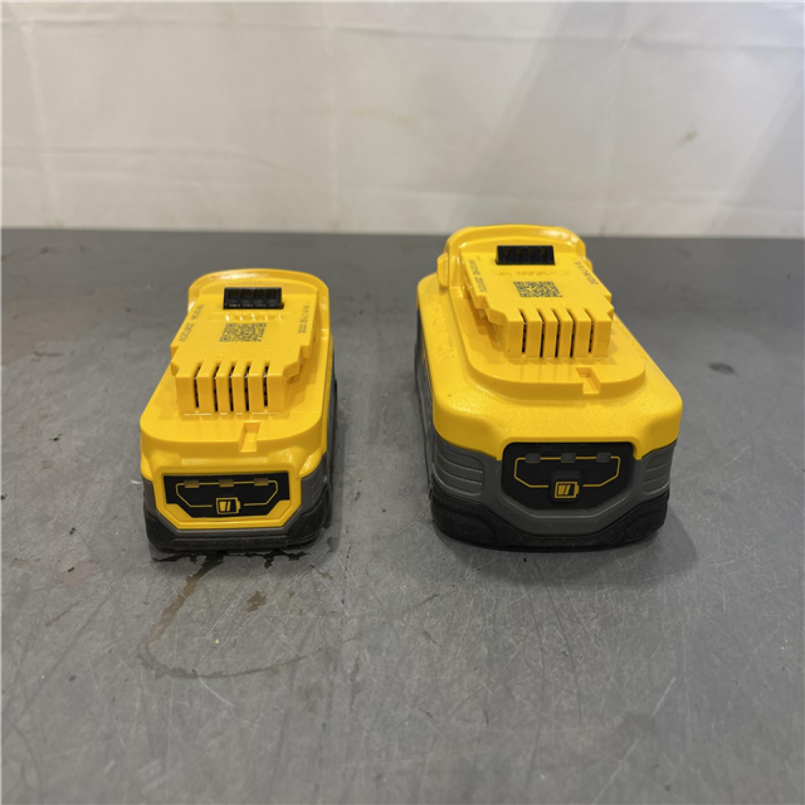AS-IS - Dewalt Powerstack 20-Volt Lithium-Ion 5.0 Ah and 1.7 Ah Batteries and Charger