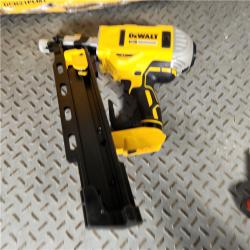 Houston Location - AS-IS DeWalt 20V MAX Collated Cordless Framing Nailer Tool Kit with Rafter Hook